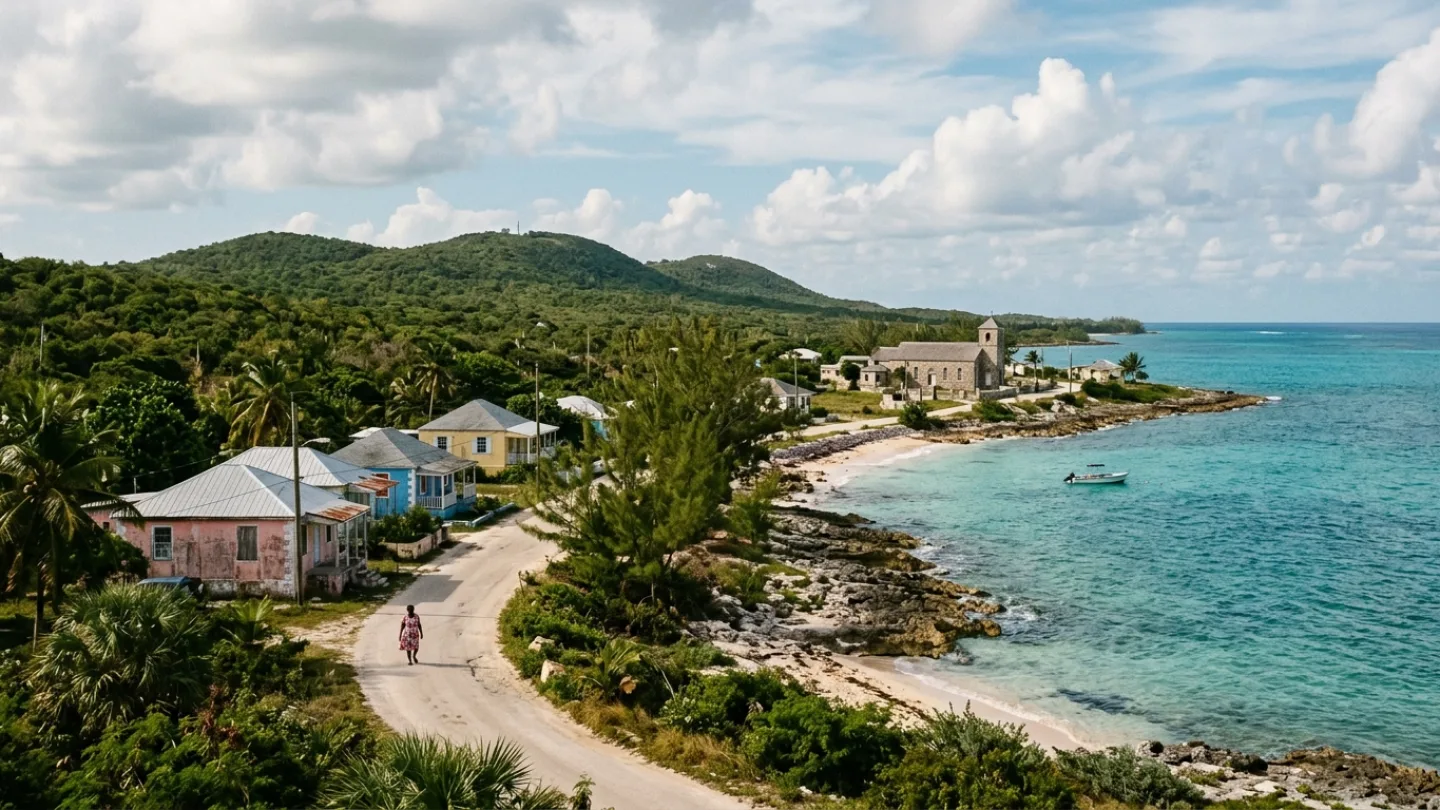 Cat Island, Bahamas travel banner